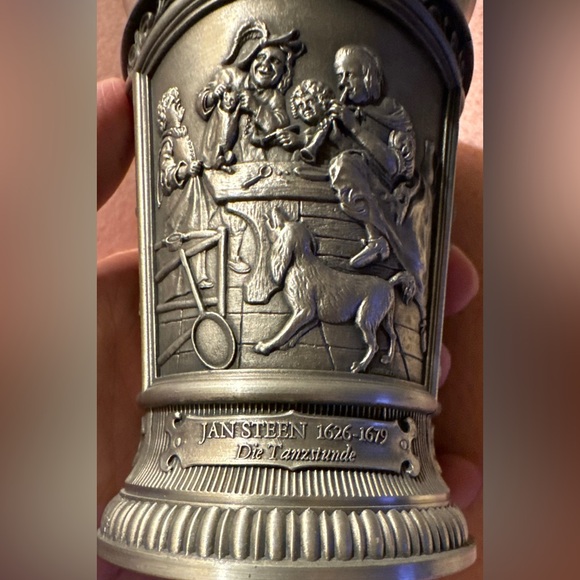 Vintage German WMF Ornate Zinn Pewter Cup/Goblet - Picture 11 of 16